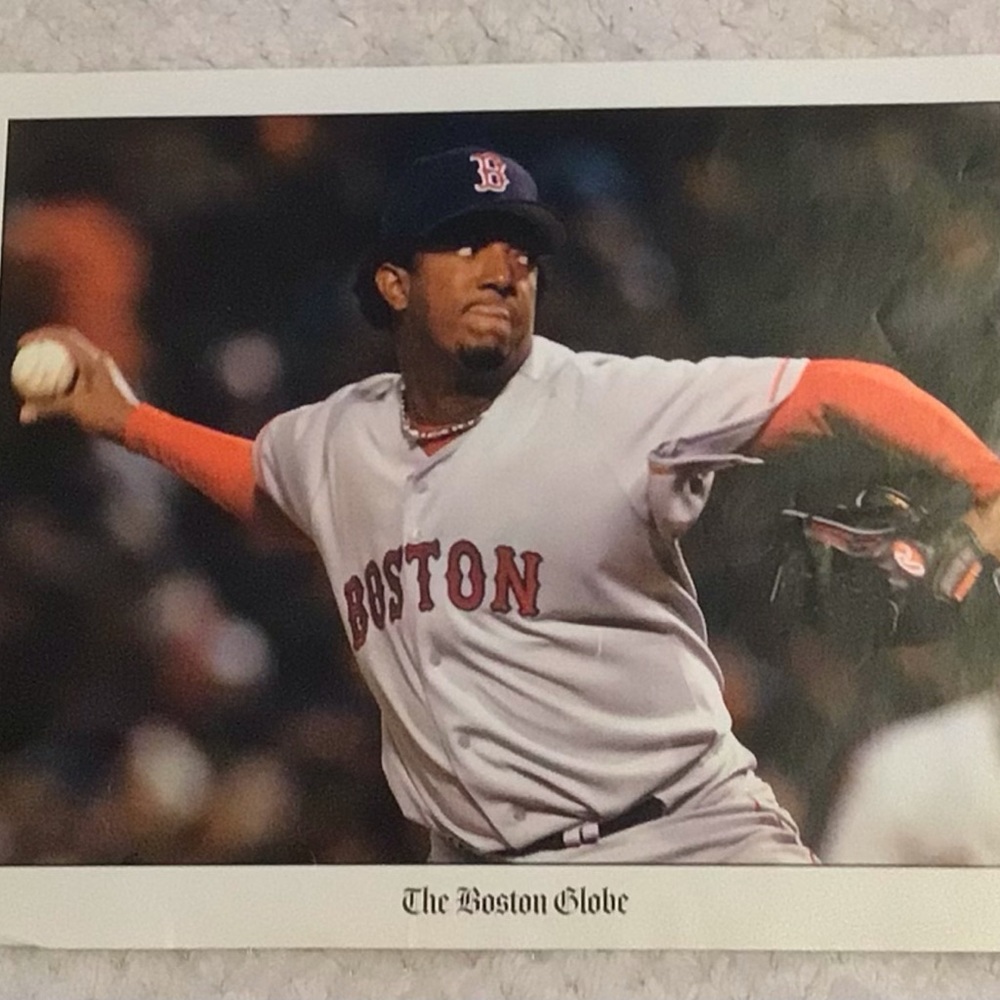 Boston Globe insert MLB Pictures, Martinez, Shilling, 2004 World Champs - Picture 3 of 6